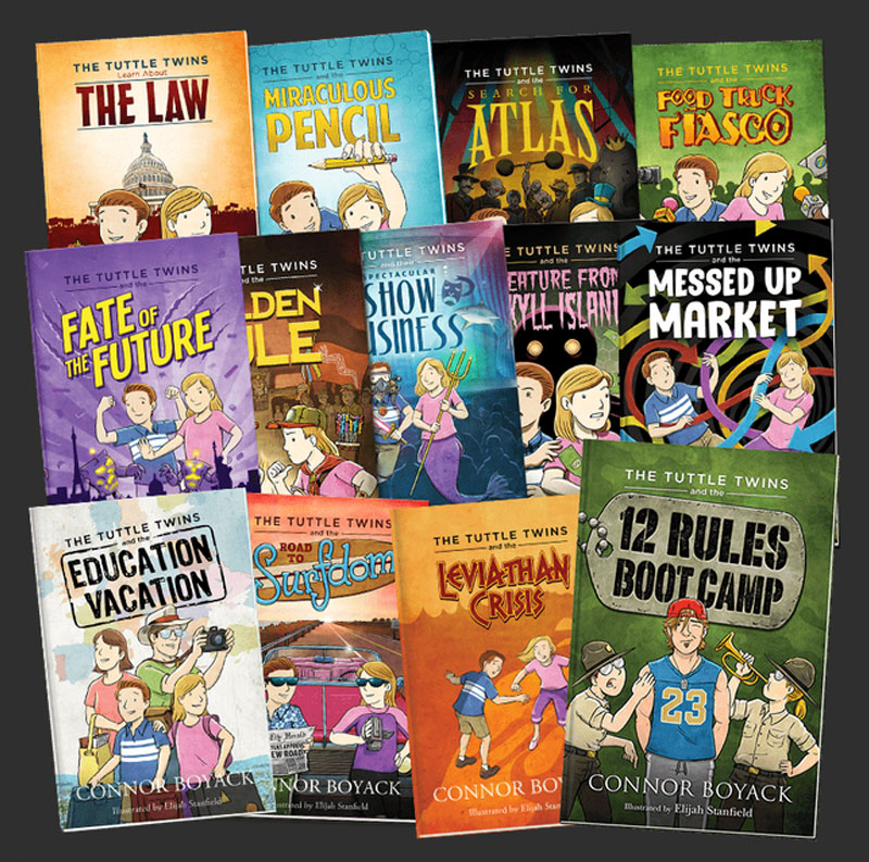 The Tuttle Twins Books - Liberty Kids Club Resources - Moms for America