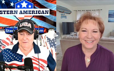 Steve Stern with Kimberly Fletcher, Founder & President, Moms for America